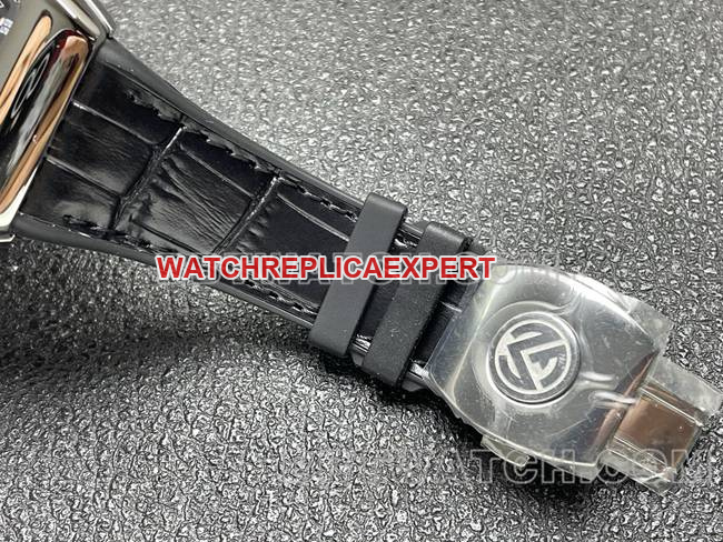 collectible watch Franck Muller ABF factory V45black dial leather braceletbraceletlive photos