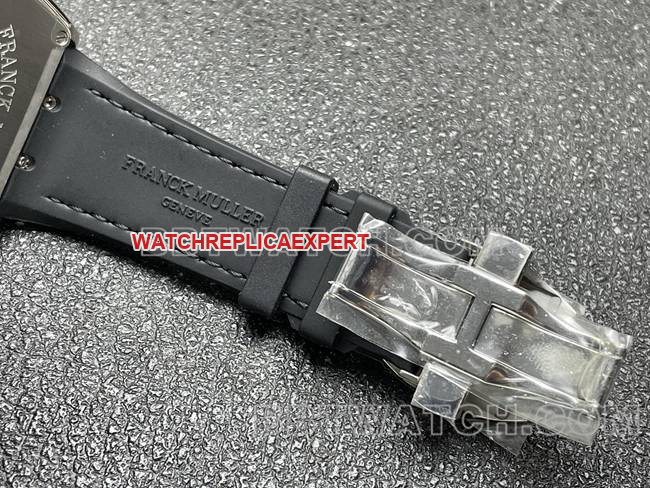 collectible watch Frank Muller ABF factory V45black dial leather braceletclasplive photos