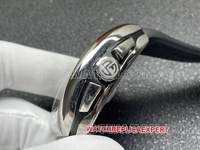 collectible watch Franck Muller ABF factory V45black dial leather braceletside live photo