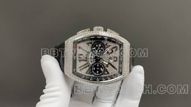 ABF factory watch Frank Muller V45 diamond disc leather braceletfront live photo