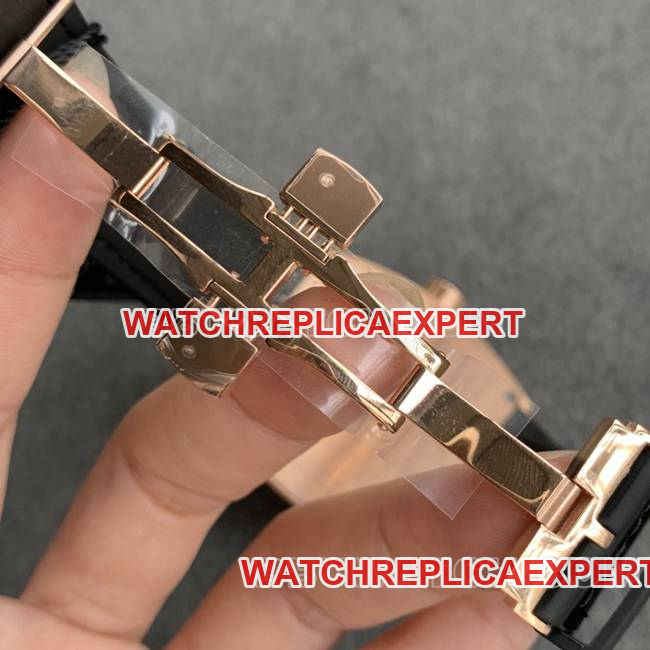 Frank Muller ABF factory top-tier watch V45black dial gold case leather braceletclasp live photos