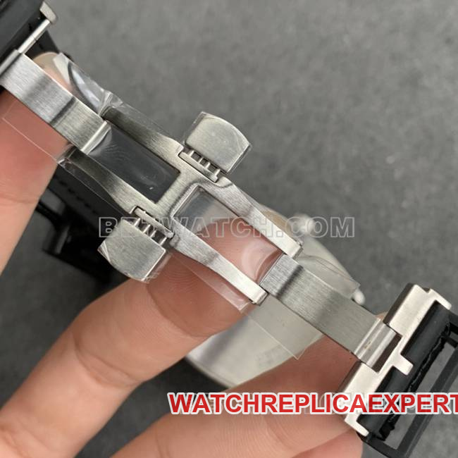 Frank Muller ABF factory 1:1replica watch V45black dial leather braceletclasp live photos