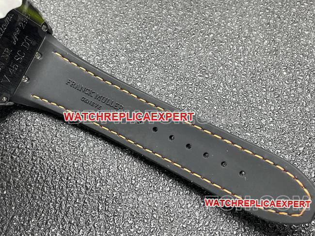 Frank Muller ABF factory watch V45black dial black shell leather braceletbraceletlive photos