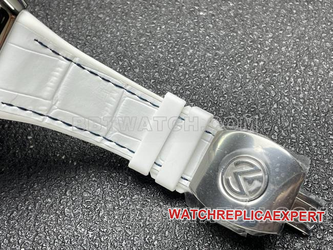 1:1replica watch V45 Franck Muller ABF factory white dial white leather braceletbraceletlive photos