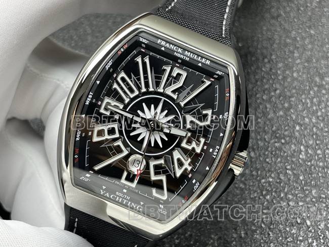 watch V45 Franck Muller ABF factory black dial leather braceletfront live photo