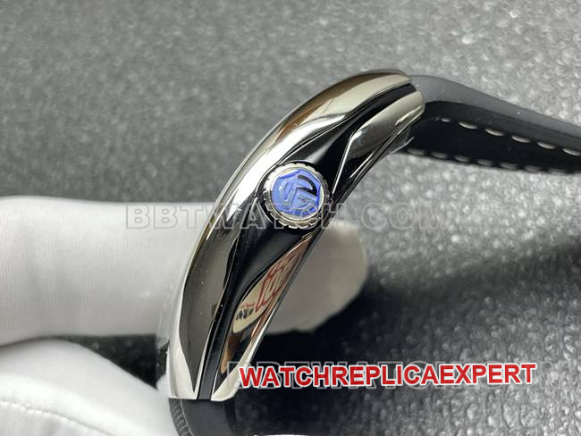 watch V45 Franck Muller ABF factory black dial leather braceletside live photo