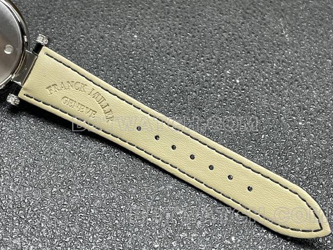 1:1replica watch frank Muller quartzABF factory black dialdiamond bezel black leather braceletbraceletlive photos