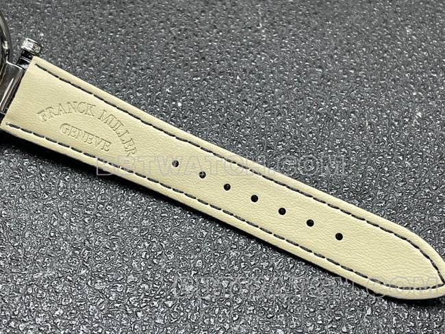 Frank Muller watch quartzABF factory diamond bezel black leather braceletbraceletlive photos