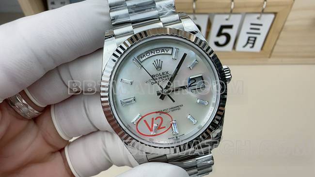 collectible watch VS FactoryRolexDay-Date steel braceletfront live photo