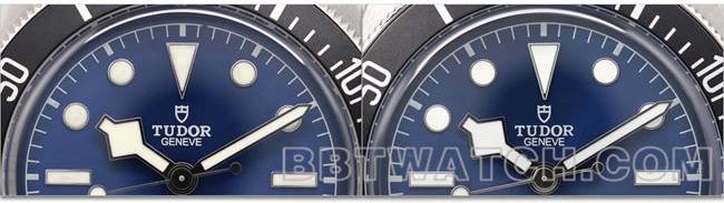 ZF FactoryTudor Biwan 7943 top-tier watch comparison Genuine difference appearance comparison chart