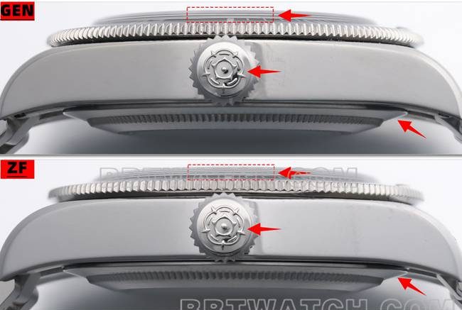 ZF FactoryTudor Biwan 7943 top-tier watch comparison Genuine difference appearance comparison chart