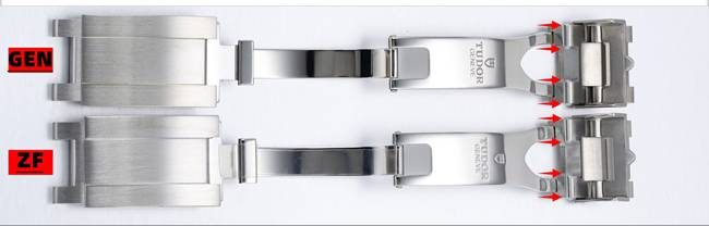 ZF FactoryTudor Biwan 7943 top-tier watch comparison Genuine difference appearance comparison chart
