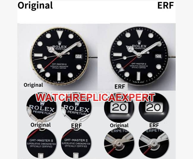 ERF factory RolexGMT-Master3285movementtop-tier watch comparison Genuine difference appearance live photos