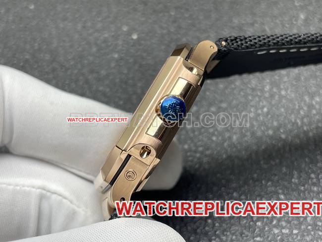 top-tier watch P1 factory Patek PhilippeCUBITUS brown plate rose gold5822P-001side live photo