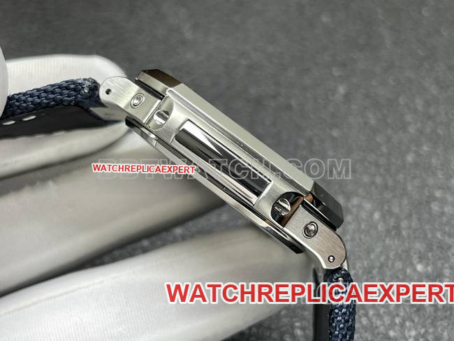 1:1replica watch P1 factory Patek PhilippeCUBITUSblue dial5822P-001side live photo