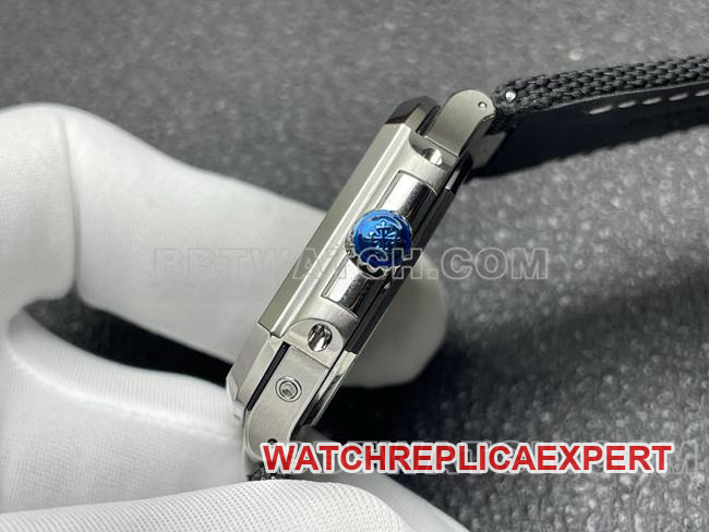 watch P1 factory Patek PhilippeCUBITUS light blue dial5822P-001side live photo
