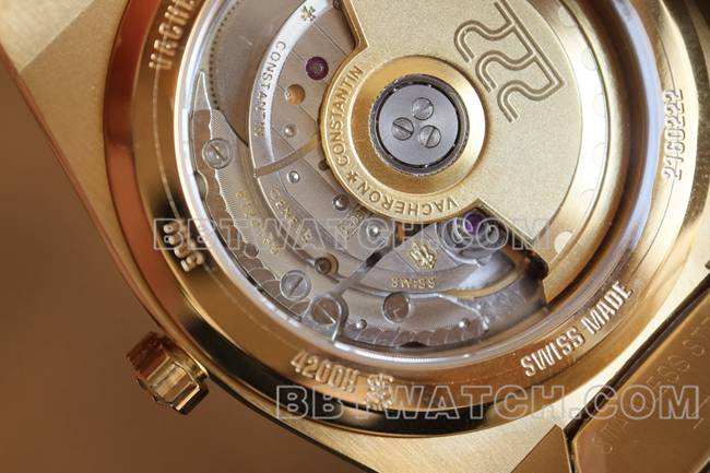 top-tier watch MX factory Vacheron Constantin historical masterpiece gold plate 4200 caseback live photo