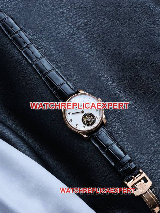 collectible watch TUR factory IWC Portugal rose goldwhite dialtourbillonfront live photo