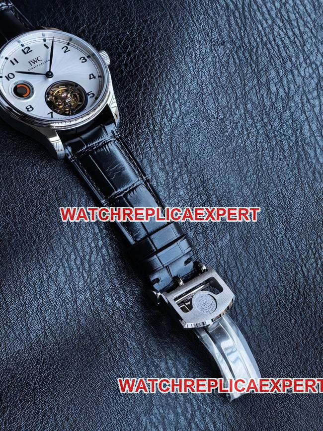 watch TUR factory IWC Portugal white dialtourbillonbraceletlive photos