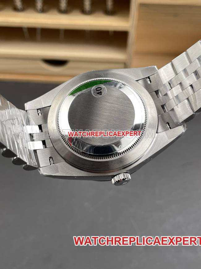 Optimal collectible watches VS Factory log Rolexblack dial3235 mechanical 41mm caseback live photo