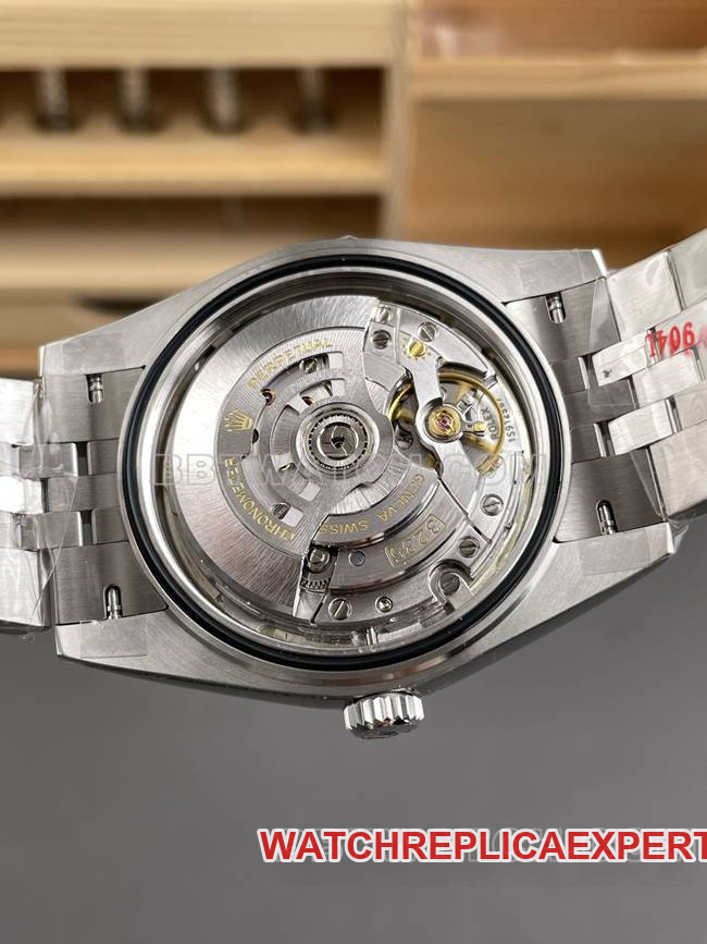 1:1replica watch VS Factory log Rolexsilver dial3235 mechanical 41mmmovementlive photos