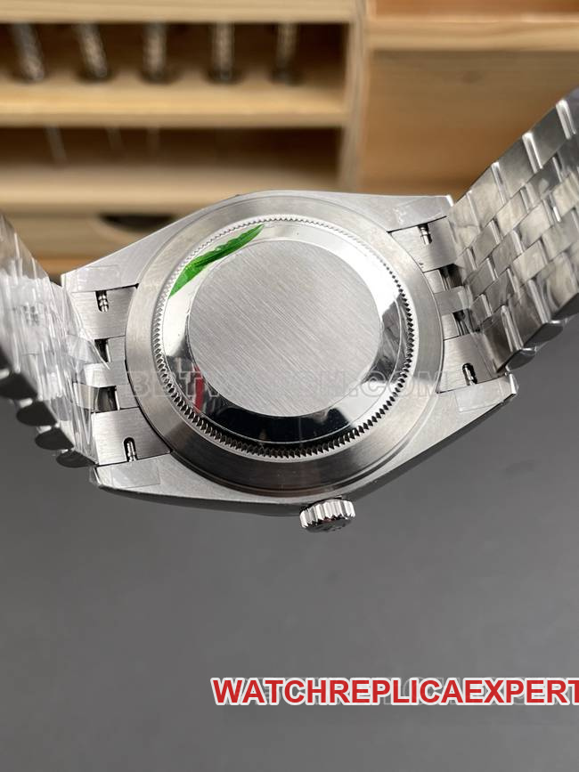 Watch VS Factory Log Rolexwhite dial3235 mechanical 41mm caseback live photo