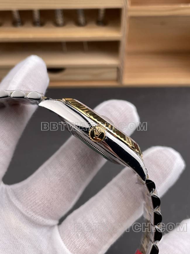 top-tier watch log VS FactoryRolex champagne tray 3235 mechanical 41mmside live photo