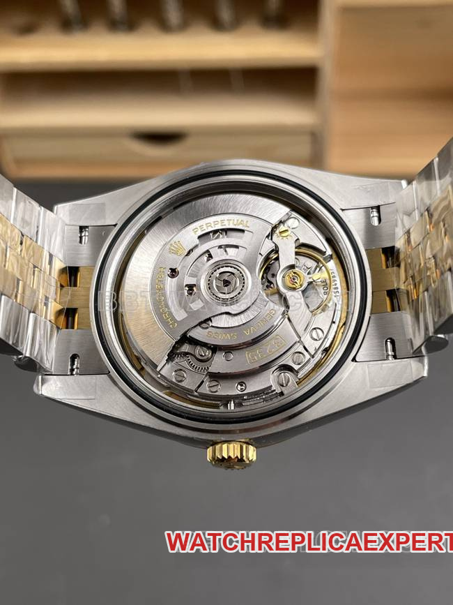 top-tier watch log VS FactoryRolex champagne tray 3235 mechanical 41mm caseback live photo