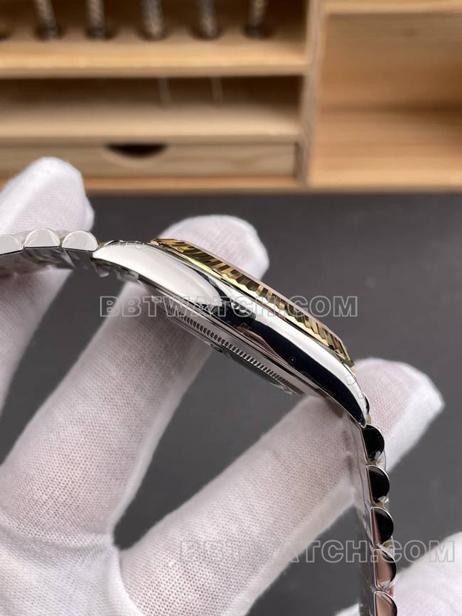 top-tier watch log VS FactoryRolex champagne tray 3235 mechanical 41mmside live photo
