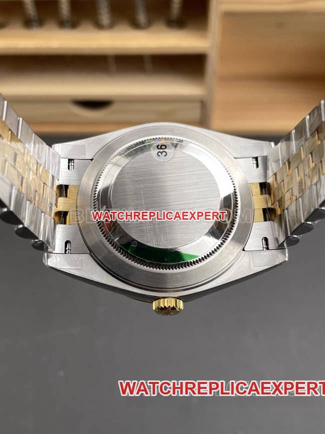 top-tier watch log VS FactoryRolex champagne tray 3235 mechanical 41mm caseback live photo