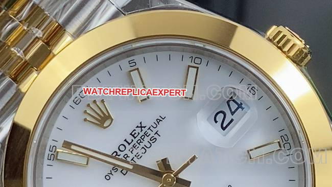 1:1replica watch log VS FactoryRolexwhite dial3235 mechanical 36mmfront live photo