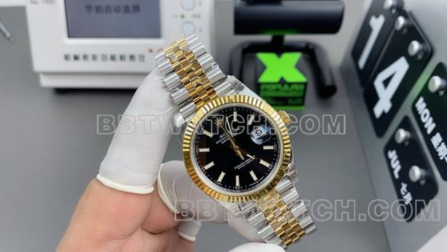 Watch Log VS FactoryRolexblack Dial3235 Mechanical 41mmfront live photo