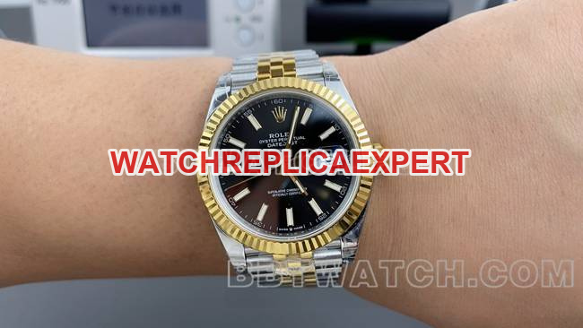 Watch Log VS FactoryRolexBlack Dial3235 Mechanical 41mm Wear Live Photos
