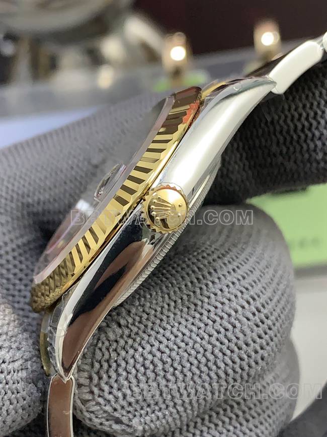 VS Factorytop-tier watch log Rolexblack dial3235 mechanical 41mmside live photo