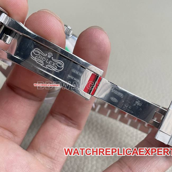 top-tier watch ERF factory GMT-MasterRolexblack dial red and blue circle 3285 mechanical clasplive photos