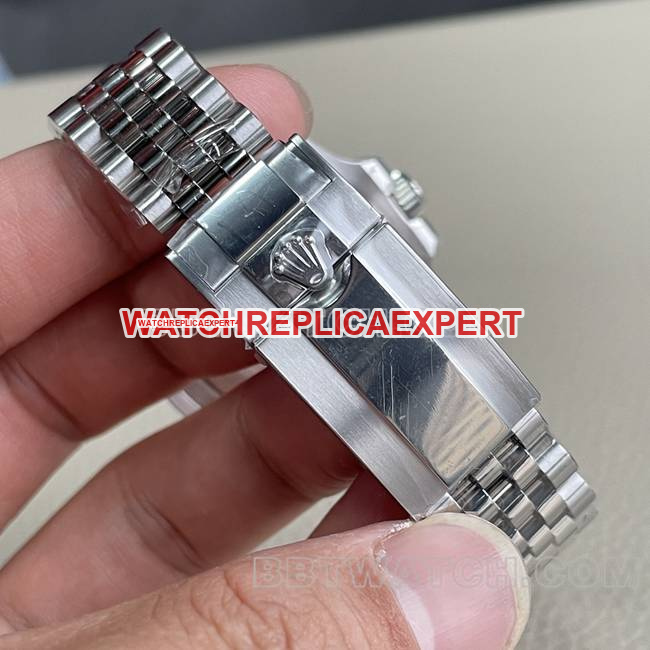 top-tier watch ERF factory GMT-MasterRolexblack dial red and blue circle 3285 mechanical braceletlive photos