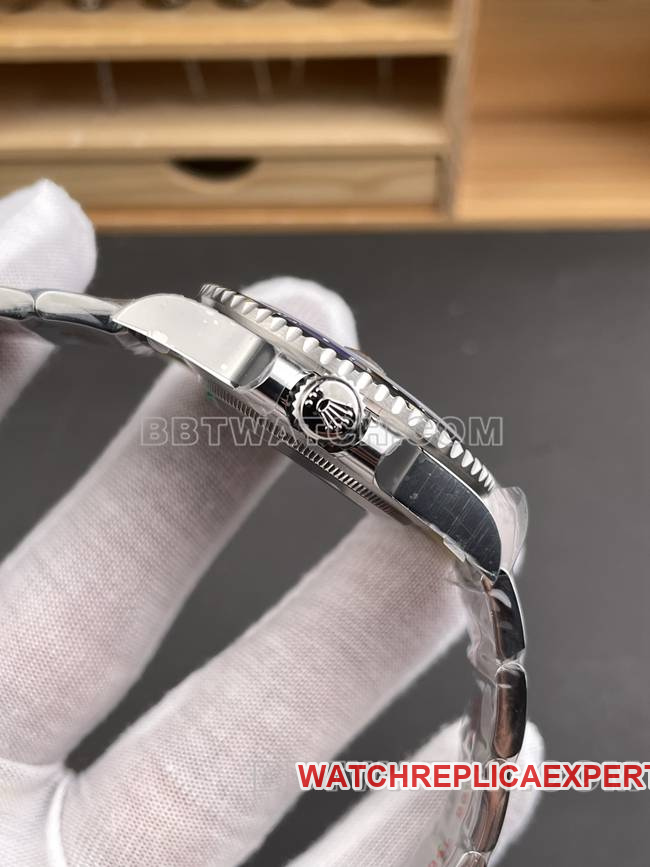 1:1replica watch ERF factory GMT-MasterRolexblack dialBatman bezel3285 mechanical side live photo