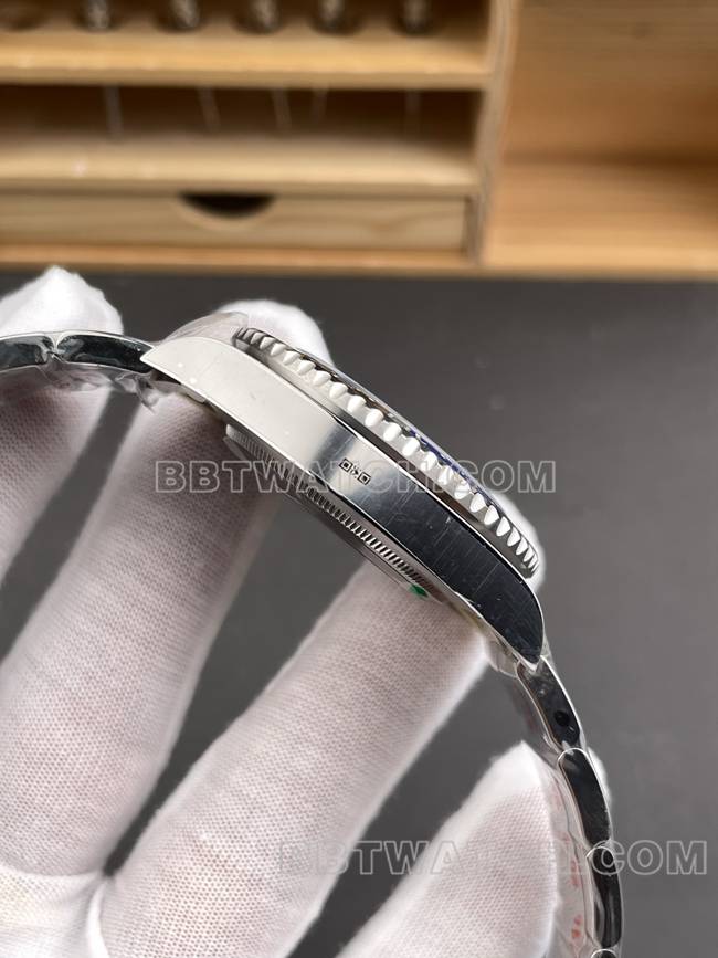 1:1replica watch ERF factory GMT-MasterRolexblack dialBatman bezel3285 mechanical side live photo