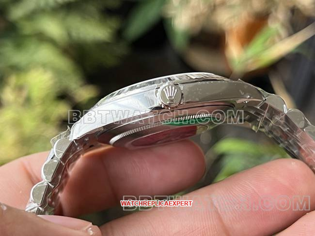 Watch ERF Factory Log Rolex Gray Plate 3235 Mechanical 41mmside live photo