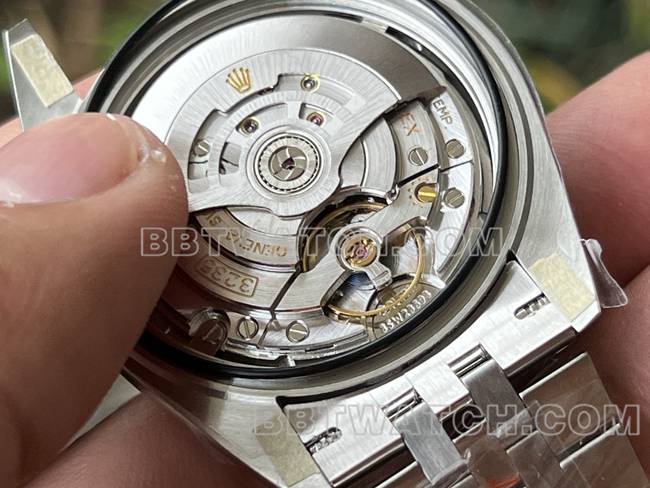 top-tier watch ERF factory log Rolexblack dial3235 mechanical 41mm caseback live photo