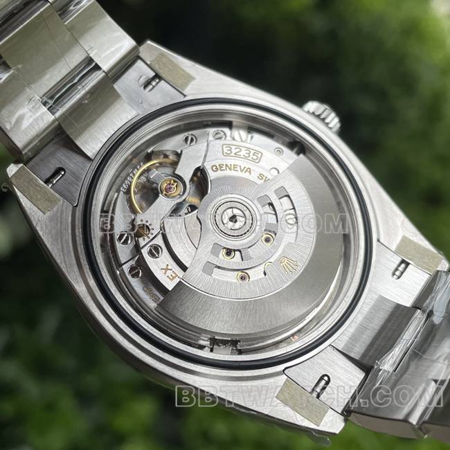 top-tier watch log ERF factory Rolexgreen dial3235 mechanical 41mm caseback live photo