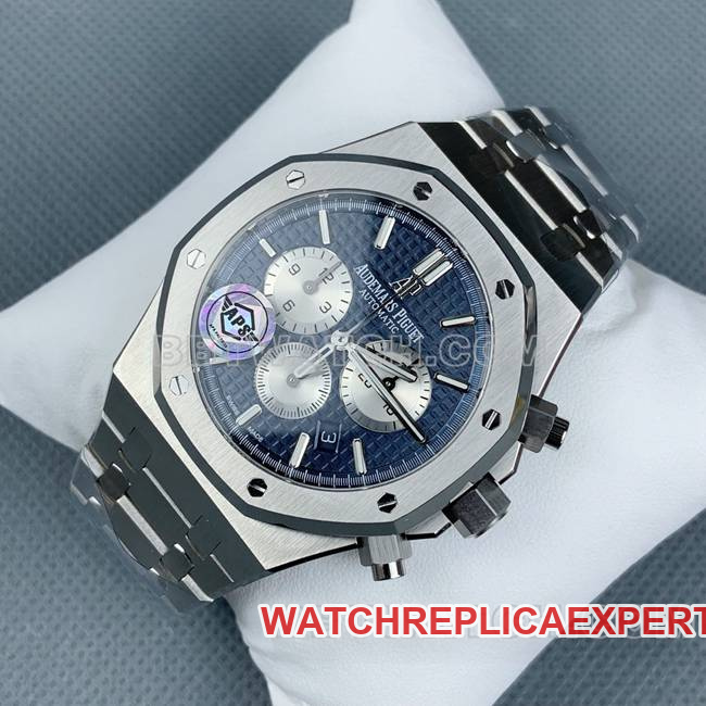 top-tier watch Royal OakAPS factory Audemars Piguetblue dial26331front live photo