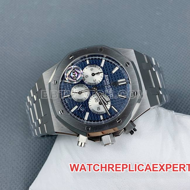 top-tier watch Royal OakAPS factory Audemars Piguetblue dial26331front live photo