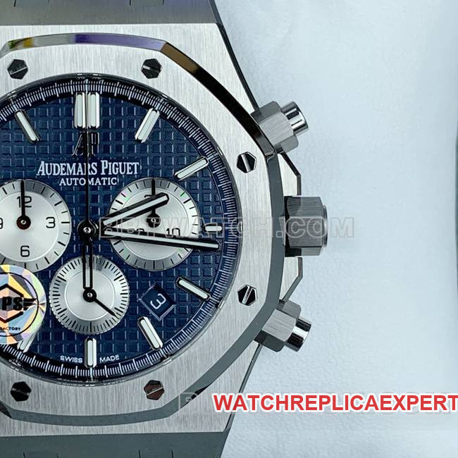 top-tier watch Royal OakAPS factory Audemars Piguetblue dial26331front live photo