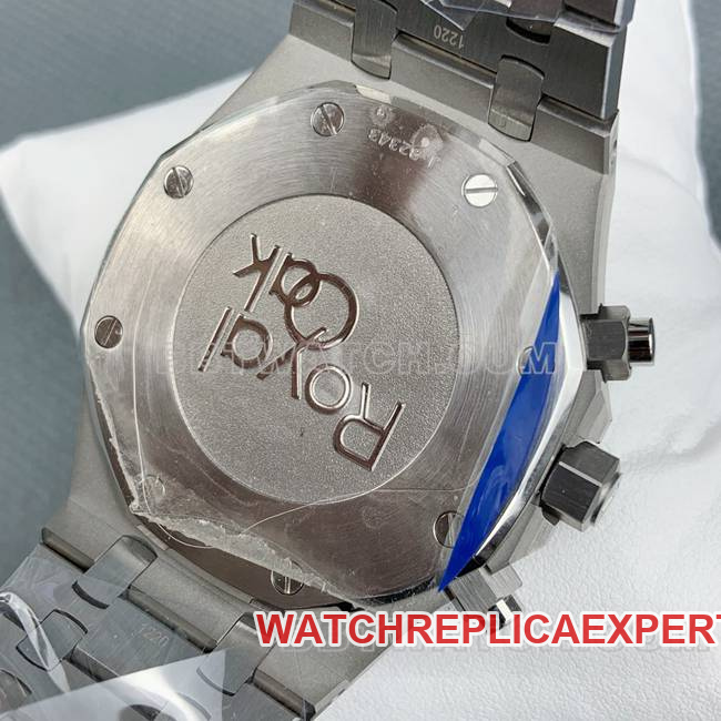 top-tier watch Royal OakAPS factory Audemars Piguetblue dial26331caseback live photo