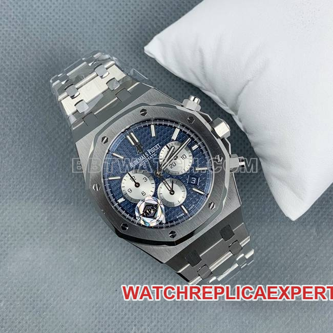 top-tier watch Royal OakAPS factory Audemars Piguetblue dial26331front live photo