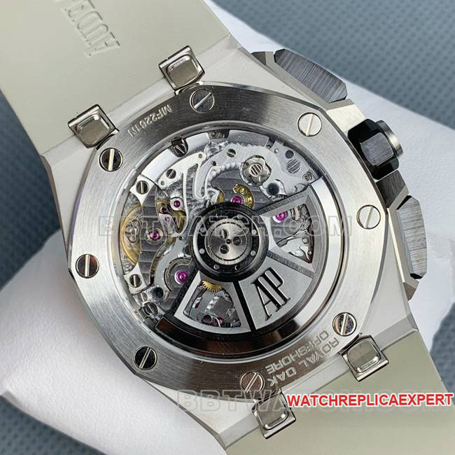 top-tier watch APS factory Royal Oak offshore Audemars Piguet light brown plate 26420caseback live photo