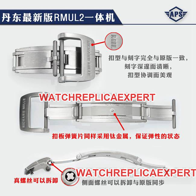 APS factory top-tier watch Richard MilleRM055clasplive photos