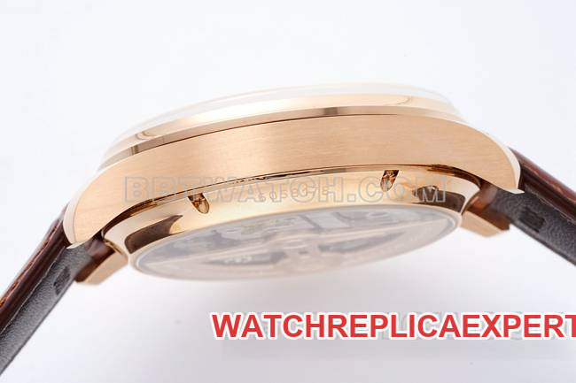 watch APS factory Portugal IWC perpetual calendar white dialrose goldside live photo