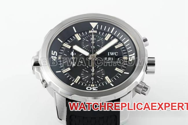 top-tier watch APS factory marine timepiece IWCblack dial7750 mechanical front live photo
